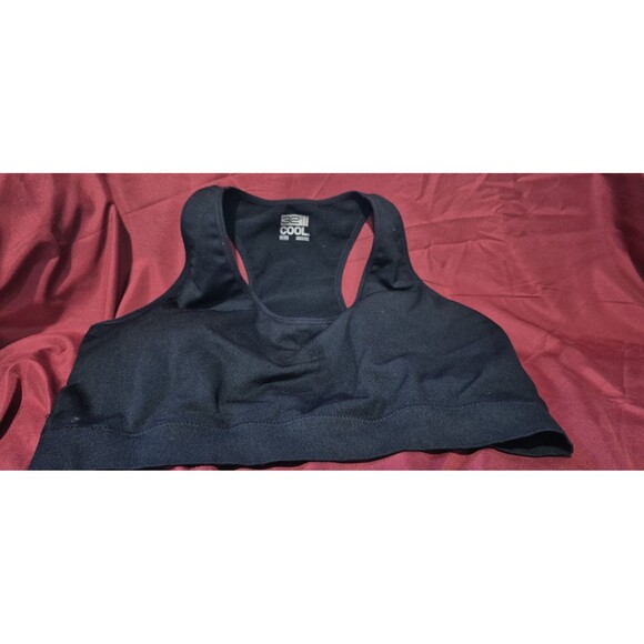 NWOT 32 Degrees XXL Black Sports Bra Lightly Lined Built In Cups Racerback - Picture 1 of 2